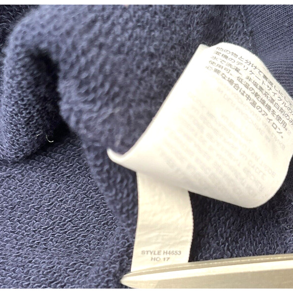 Miles(s) By MADEWELL Women SZ M Sweatshirt Pullover Faux Leather Stars Crew Neck - Picture 9 of 11